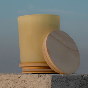 ขวดแก้วทรงสูงทำจากไม้ไผ่ขนาดใหญ่ทำจากไม้ไผ่ธรรมชาติโลโก้ตามสั่งสำหรับทำเทียนสารเคมีใช้ในอุตสาหกรรมจากเวียดนาม - Product Image 1