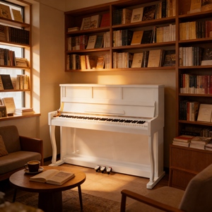 Piano acoustique de luxe artisanal d'Italie, modèle Bari, pour la maison et la villa, idéal pour la décoration et la musique, design compact, vente en gros usine - Product Image 5