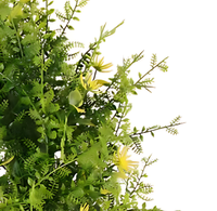 Vente en gros de guirlande suspendue de haute qualité plante artificielle herbe fleur artificielle pour la décoration de porte de maison décoration intérieure extérieure