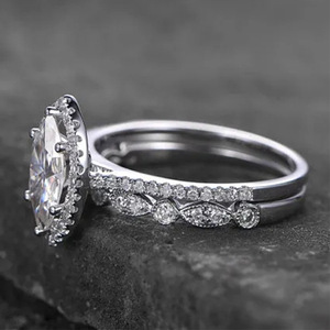 Anello Marquise per Donne, Gioiello Elegante e Scintillante, Vendita all'Ingrosso - Product Image 4