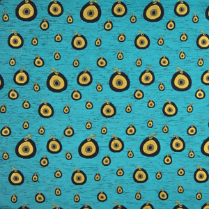 Tissu Chenille porte-bonheur, amulette contre le mal, tapisserie turque - Product Image 1