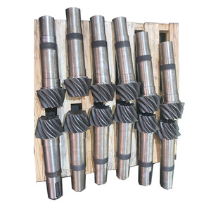 Máy xúc truyền bánh răng côn đặt thẳng thép không gỉ vương miện bánh răng với hobbed chế biến - Product Image 6