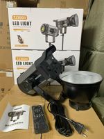 Unité d'éclairage pour caméra TJ300II - Lumière de diffusion en direct - Rétroéclairage LED pour photographie - Lumière d'ambiance - Lampe solaire à distance