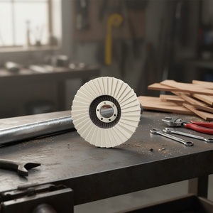 Disques à lamelles Fervi 125 mm pour le ponçage du métal et du bois - Product Image 3