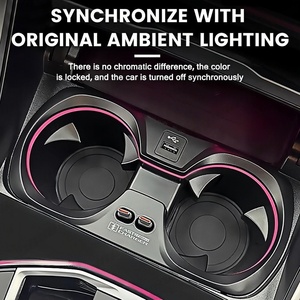 Autowellus โคมไฟ LED ยึดถ้วยรุ่น2/3/4ชุด G20 I3 I4 M4 M3 M2 12V 10W ต้นฉบับ11สีโดยรอบไฟมินิมัลติฟังก์ชัน - Product Image 6