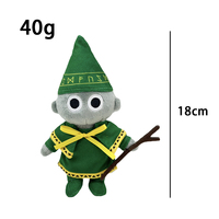 Peluche Minion Sorcier Vert du jeu d'horreur viral, personnage magique en coton PP doux, jouet en peluche Mage Vert