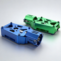 Support de moteur robuste de 30 mm en alliage d'aluminium usiné CNC et support de plaque en carbone avec filetage M3 pour pièces de drone RC