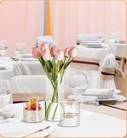 Portavelas de Vidrio Personalizados, Faroles y Frascos para Velas de Lujo para Bodas, Cumpleaños y Navidad