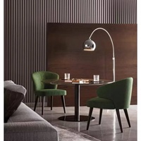 Fauteuil de style français, chaise à dossier de style nordique, chaise de café américaine, chaise de restaurant simple et moderne en bois massif et tissu
