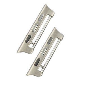 Adaptateur de barre à ressort en alliage de titane de grade 2, connecteur ultra large compatible avec <span class=keywords><strong>Apple</strong></span> <span class=keywords><strong>Watch</strong></span> 42 44 45 46 49 mm, <span class=keywords><strong>bracelet</strong></span> de montre universel DIY - Product Image 5