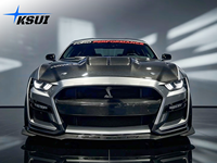 Pare-chocs avant semi-carbone pour Ford Mustang GT500, kit de carrosserie de remplacement pour pare-chocs avant de voiture