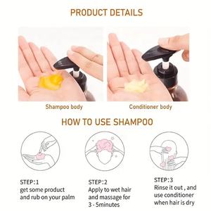 Coffret de soins capillaires à l'huile d'argan marocaine shampooing nourrissant après-shampoing spray anti-frisottis kératine bio hydratant cheveux rafraîchissants - Product Image 6