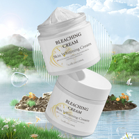 Vente en gros Marque privée Anti-rides Acné Dissolvant Taches brunes Peau noire Maquillage Blanchiment Blanchissant Éclaircissant Crème pour le Corps