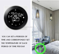 Elegante Sistema de Calefacción por Suelo Radiante HY312 con Termostato Inteligente y Sensores Internos y de Suelo, Compatible con TUYA