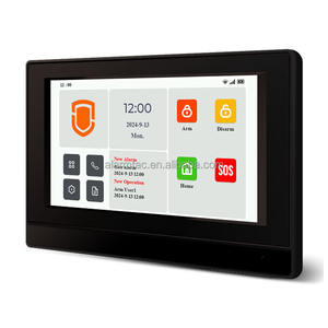 2025 sistem keamanan rumah pintar portabel 4G + WiFi <span class=keywords><strong>Alarm</strong></span> pencuri <span class=keywords><strong>115dB</strong></span> sirene baterai 5000mAh plastik pabrik RF433MHz - Product Image 2