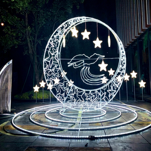 Grande Lampe Lune Ramadan Kareem d'extérieur pour la décoration des rues urbaines, des quartiers commerciaux et des projets de festivals - Product Image 1