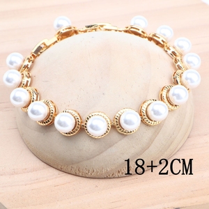 Pearls 925 <b>Silver</b> Jewelry <b>Sets</b> for Women 18K Gold Color Bridal Wedding CZ Earrings <b>Ring</b> Bracelet Pendant Necklace <b>Set</b> - Product Image 2