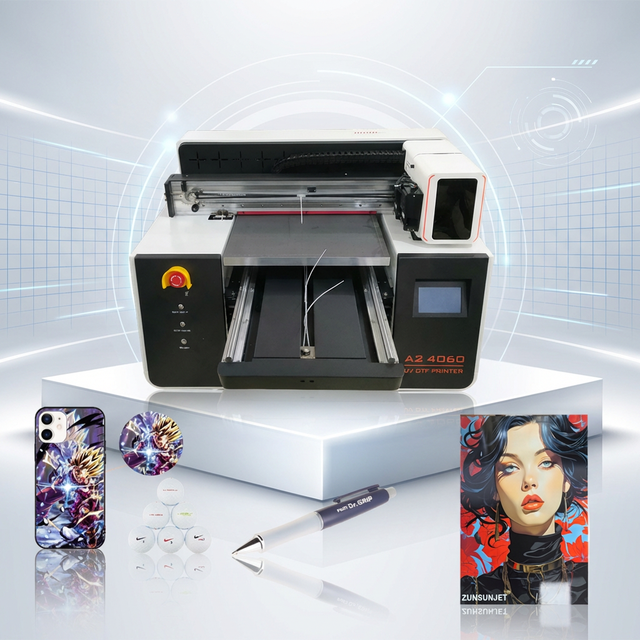 A3 Uv Flatbed 6 Color Digital Printer for Phone Case Glass Bottle Printing Machine A3 Size Uv Dtf Printer With Laminator
