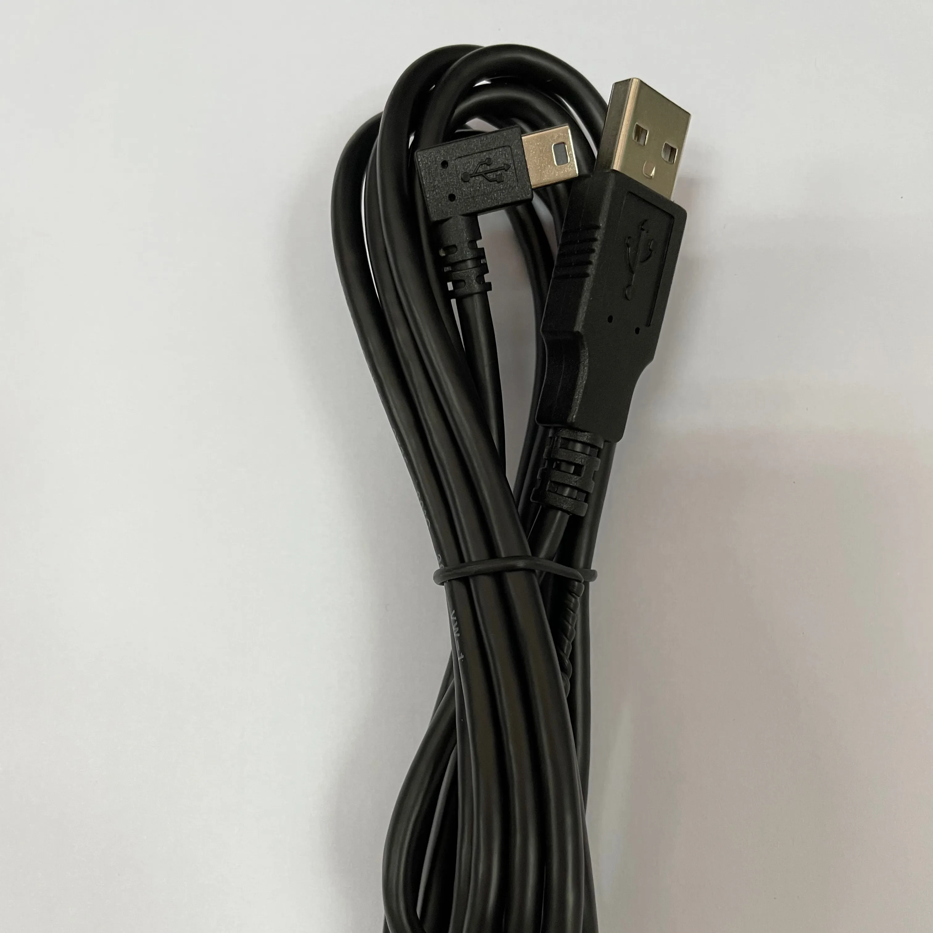 Right Angle 90 degree Mini USB 5 pin B male to USB A male Cable 1m 1.5m 1.8m 3m 5m