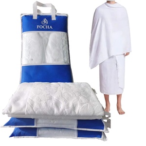 Fornitori all'Ingrosso di Abbigliamento Islamico <span class=keywords><strong>per</strong></span> Hajj e Umrah, Completo Ihram <span class=keywords><strong>per</strong></span> Uomo, 2 Pezzi <span class=keywords><strong>per</strong></span> Unità - Product Image 1