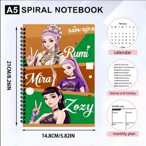 Cuadernos Espirales Personalizables, Venta Directa <span class=keywords><strong>de</strong></span> Fábrica, Cuaderno <span class=keywords><strong>de</strong></span> Papel Grueso, Regalo para Amigos, Colegas, Material Escolar y <span class=keywords><strong>de</strong></span> Oficina - Product Image 4