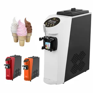 冻小圣代商业软冰淇淋冰淇淋贩售机自动中国销售家居软冰淇淋设备