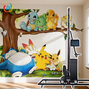 Impresora para paredes Máquina de pintura directa a pared Efecto 3D Impresora de pintor de paredes verticales Impresora 3D - Product Image 2