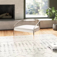 Offre Spéciale nouvelle chaise acrylique transparente amovible chaise de loisirs en plexiglas transparent pour chambre hôtel école et hôpital