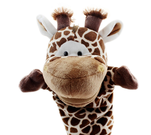 Tùy Chỉnh Động Vật Rừng Tay Con Rối Giáo Dục Bé Sang Trọng Đồ Chơi Sang Trọng Ếch Tay Con Rối Vui Sư Tử Ngựa Vằn Khỉ Con Rối - Product Image 3