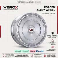 Rines de Aleación Forjados Personalizados VeroX de 19, 20, 21 y 22 Pulgadas, 5x112, 5x114.3, 5x120, 6061-T6, Monobloque, Diseño Cóncavo Profundo para Audi, BMW, Tesla