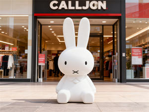 Sculpture en résine de lapin en <span class=keywords><strong>mousse</strong></span>, durable, <span class=keywords><strong>pour</strong></span> l'extérieur et l'intérieur, statue de jardin, décoration de <span class=keywords><strong>pelouse</strong></span>, ornement de maison, thème alimentaire - Product Image 2