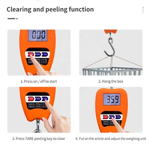 Digital 200kg 50g Stainless Steel Heavy Duty Hanging Hook <strong>Scales</strong> Personal Balance Electronic Smart Weighing <strong>Scale</strong> - Product Image 5