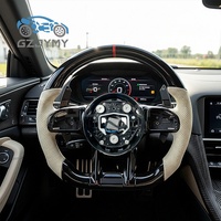 Volant avec cuir beige perforé pour Mercedes-Benz W463 W464 G350 G500 G550 G63