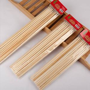 Brochetas de Bambú Ecológicas de Grado Alimenticio, Acabado Pulido, Biodegradables, de Alta Calidad, Minimalistas, Portátiles, Multifuncionales para Barbacoa y <span class=keywords><strong>Kebab</strong></span> - Product Image 6