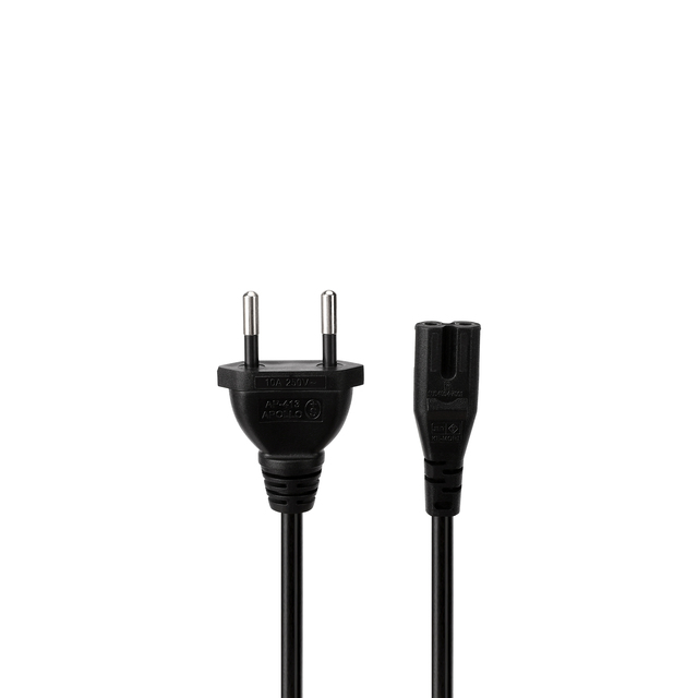HIMNO EU001 Industrial Equipment 16A 2pin 3pin C5 C7 C13 IEC Ac Power Cord NEMA Cable 3FT-8FT Fused Plug SJT Copper Core PVC