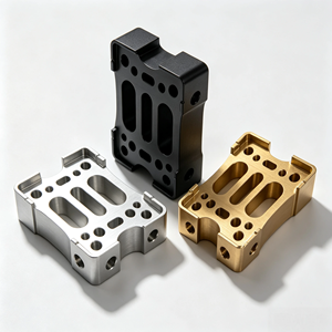 OEM Custom CNC Machined Aluminum <b>Mounting</b> Base, Precision 5 Axis Milling Alloy Fixture <b>Block</b>, Custom Drawing Machining Service - Product Image 3