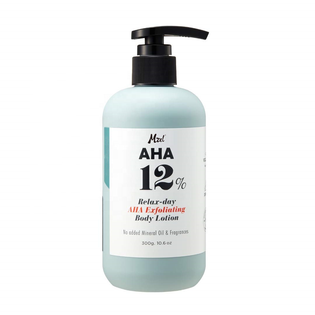 Mzel Exfoliating AHA 12% Lightening Body Lotion - Snail Body Lotion