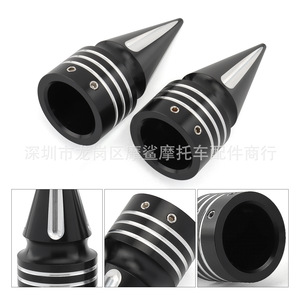 ฝาครอบล้อรถมอเตอร์ไซค์ขนาด 91 มม. ทำจากอะลูมิเนียม CNC รูปทรงกระสุน สำหรับตกแต่ง - Product Image 4
