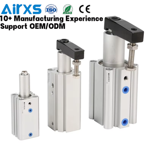 AIRTAC Cilinder QCKL/QCKR 12/16/20/25*10/20/30S Aluminium behuizing Plaattype Plaatdraaiklemcilinder - Product Image 1