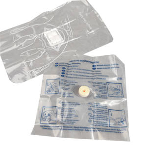 หน้ากาก CPR แบบใช้แล้วทิ้งหน้ากากป้องกันใบหน้า CPR แบบใช้แล้วทิ้งอุปกรณ์ช่วยปฐมพยาบาลทางการแพทย์ - Product Image 5