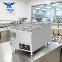 Équipement de Comptoir Vitrine Chauffante Commerciale Série T, Bain-Marie Électrique pour Cuisine Professionnelle, Fournisseur Hôtelier et de Restaurant