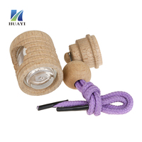 Diffuseur d'arômes naturels en bois à plusieurs niveaux pour voiture, avec cordon de suspension, pour huiles essentielles, désodorisant automobile