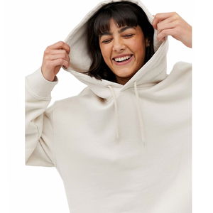 Sweat-<span class=keywords><strong>shirt</strong></span> à capuche Oversized pour <span class=keywords><strong>femme</strong></span>, Sweat-<span class=keywords><strong>shirt</strong></span> féminin, coloré, épaules tombantes, tendance - Product Image 3