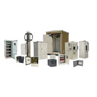 Boîtier de distribution électrique extérieur en alliage d'aluminium étanche IP54 pour le contrôle électrique de la construction