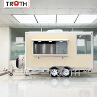 Kiosque à pizza mobile Truth Mobile, camion de restauration avec cuisine complète, four à pizza, remorque de restauration mobile entièrement équipée