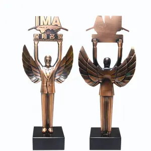 Custom metal trophies Pure bronze trophies Mascot architectural crafts Business gifts Office ornaments Custom