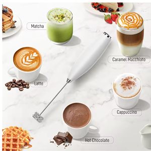 Mousseur à lait électrique portatif automatique et manuel pour cappuccino et café - Product Image 2