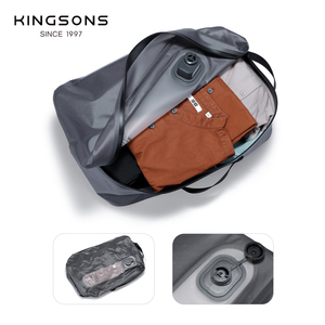 Otomatik emme vakum sıkıştırma çanta moda fermuar yerleşik el pompası kolay bir adım operasyon seyahat bagaj depolama - Product Image 2