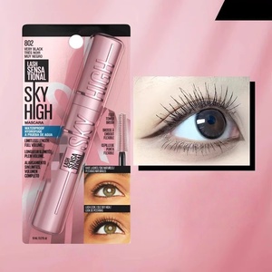 Máscara de Pestañas Voluminizadora y Alargadora Sensacional Sky High Lavable, Maquillaje de Ojos Negro - Product Image 2