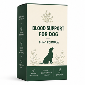 Suplemento Premium para la Salud Sanguínea de Perros con Vitamina B12 y Baya de Espino para la Vitalidad Diaria y Apoyo a la Circulación, Cuidado de Mascotas - Product Image 1